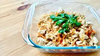 [Halal&Vegan] Easy Stir-Fried Tofu with Simple Flavors(Iridofu)
