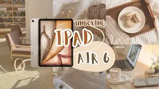 Ipad Air 6 (Ipad M2 - 2024) Unboxing - Apple Pencil Pro - Accessories