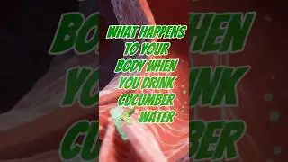 How Your Body Reacts to Cucumber Water #health #healthtips #hacks #hydrationtips #cucumberwater