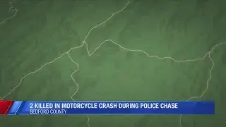 UPDATE: Police chase of stolen motorcycle ends with deadly crash in Bedford County