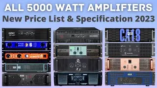 All 5000 Watt Amplifiers New Price List & Specifications 2023 || All 5k Amplifiers || Priyo Dj Vlogs