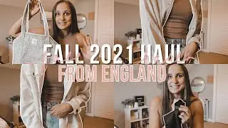 EVERYTHING I BOUGHT IN ENGLAND | Fall haul 2021 | Zara, H&M, Primark, River Island, Sports Direct