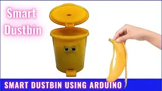 how to make smart dustbin arduino project