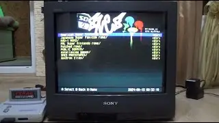 Sony Black Trinitron KV-21T1R 15kHz SD CRT TV - Телевизор из моего детства