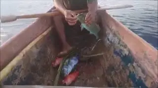 Mancing dengan Bulu Ayam (Binsa)  | Sombano Kaledupa, Wakatobi