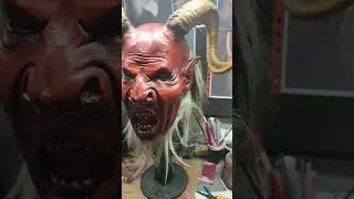 my new Krampus maske  head 2024 perchten čert ď&aacute;bel rohatec