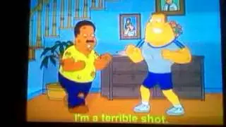 Joe beats up his friends and got shot