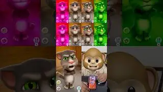 Talking tom cat VS Robot Tom ( Part 19 ) #talkingtom #shorts #tomcatfun