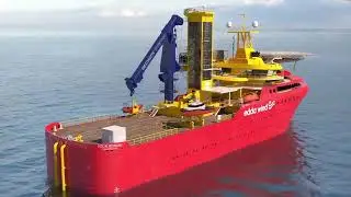 Cutting-Edge 3D Offshore Wind Fleet: SOVs, CTVs & Dynamic Ops by Fidaranimation Studio!
