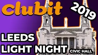 Light Night Leeds 2019 Civic Hall Projection Telekinetic Rumours