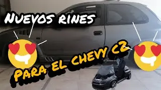 Cambio de rines al chevy c2 #automobile
