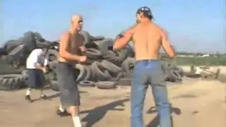 fat boy vs cowboy Fight