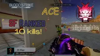 Blood Strike SF Ranked ACE 🔥 | 10 Kills Last Round Highlights #gaming #clutch 