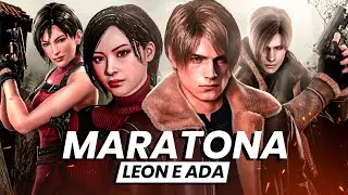 MARATONA - RESIDENT EVIL 4 OG + RE4 REMAKE - LEON E ADA NO PROFISSIONAL