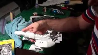 Desslok's Command Cruiser part 8:  Time for paint.
