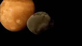 MARS moon DEIMOS. 4K