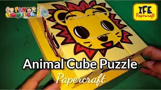 PAPERCRAFT - Animal Cube Puzzle (GAMES) - How to make