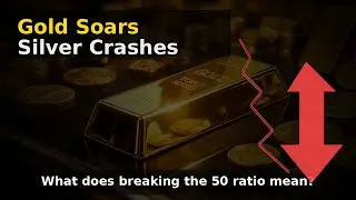 The Great Divergence! 🚨 Gold Soars While Silver Crashes&hellip;What Does Breaking the 50 Ratio Mean?#Gold