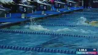 Daniel Diehl Wins | Men&rsquo;s 200y Free A Final | 2021 Speedo Winter Junior Championships - East