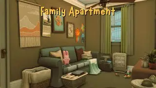 ♥701 Family Apartment San Myshuno♥ | Stop Motion | The Sims 4 | NO CC