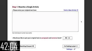 Article Rewriter Software: 500 High Quality Articles in 1 Minute Spinner