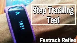 Fastrack Reflex Step Tracking Accuracy Test || Playstore App URL