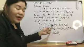 Types of Relation : Reflexive Relation | Prof. Glenda R. Tandingan
