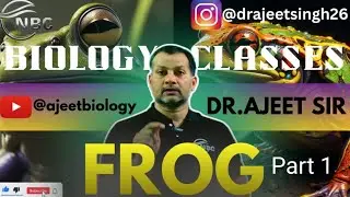 @Frog, structural organisation in animal one shot for neet, #Frog