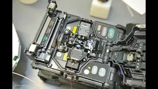 How to joint fiber optic cable through machine #1Techoof