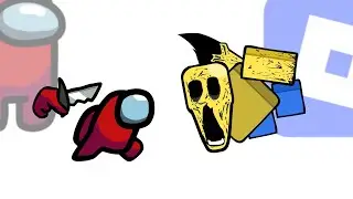 Mini Crewmate Kills Roblox Forsaken John Doe | Among Us