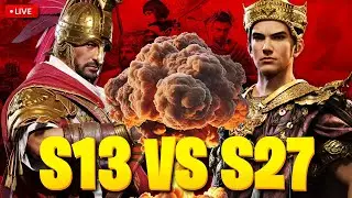 S13 vs S27 War Stage | Chill Stream | Age of Empires Mobile