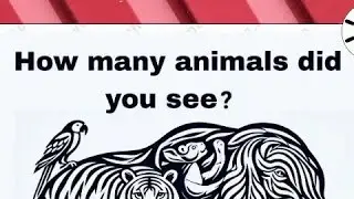 How Many Animals Can You See? 🐘👀 | Only 1% People Find All!