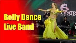 Electrifying Belly Dance with LIVE Band | Carina at Cleopatra Dance Festival