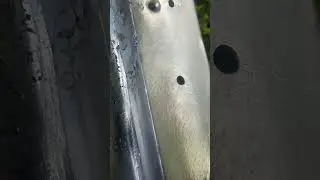 XC Fairmont GXL rust repairs around the boot rubber area and upper quarter panel