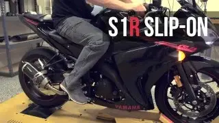 TBR's S1R Slip-on Exhaust on a 2015 Yamaha R3 - rideDMS.com