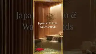 Zen Spa Awakening 🌿 Japanese Koto & Gentle Water Sounds #Shorts