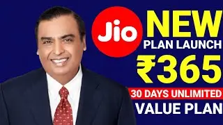 Jio New Recharge Plan 2026 | Jio Value Plan 2026 | Jio ₹365 Plan Details | Jio 4G Unlimited Plan 