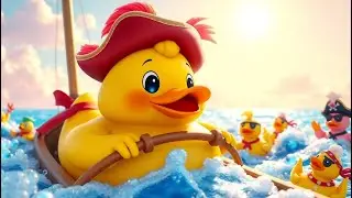 Captain Quack and the Rubber Duck Pirates | Fun Pirate Adventure Rhyme for Kids | Nursery Rhyme