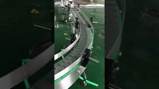 Hairse Slat top Chain Curve Conveyor Line
