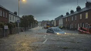 ⛈️ Storm Chandra Floods Dublin, Ireland: Cars Sink as Ireland Faces Total Chaos Today !