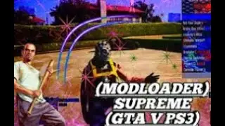 #MequedoEnCasa[Ps3/Hen/Cfw] Gta 5 Supreme Mod Loader *Blus/Bles* (Download+Gameplay)