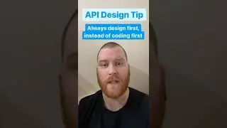 API Design Tip - Design APIs first, If you don't, you will regret it later. API Tip #Shorts
