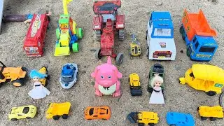  bacchon kitto ne attack kar diya hai / gadi wala video / mini tractor video #kidsentertainment 