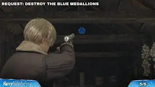 Resident Evil 4 Remake - Destroy The Blue Medallions All Locations (RE4)