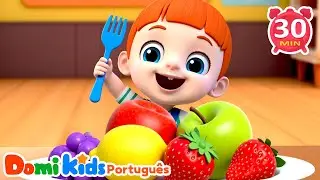 Frutinhas Divertidas 🍌🥝 Vamos Aprender! | Canções Infantis | Domi Kids