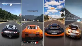 Bugatti Veyron in 18 Different Games - Gameplay Comparison HD
