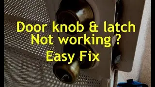 Door Lock & Latch Repair - Clean, Adjust, Maintain Kwikset Schlage and Other Models