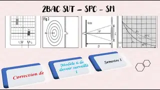 Modèle 6 de devoir surveillé physique-chimie N1 de S1 pour 2 BAC نموذج فرض محروس 6 الدورة الأولى