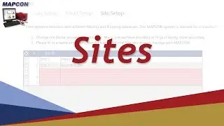 Sites  -MAPCON CMMS