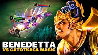 GATOTKACA DAMAGE VS BENEDETTA‼️